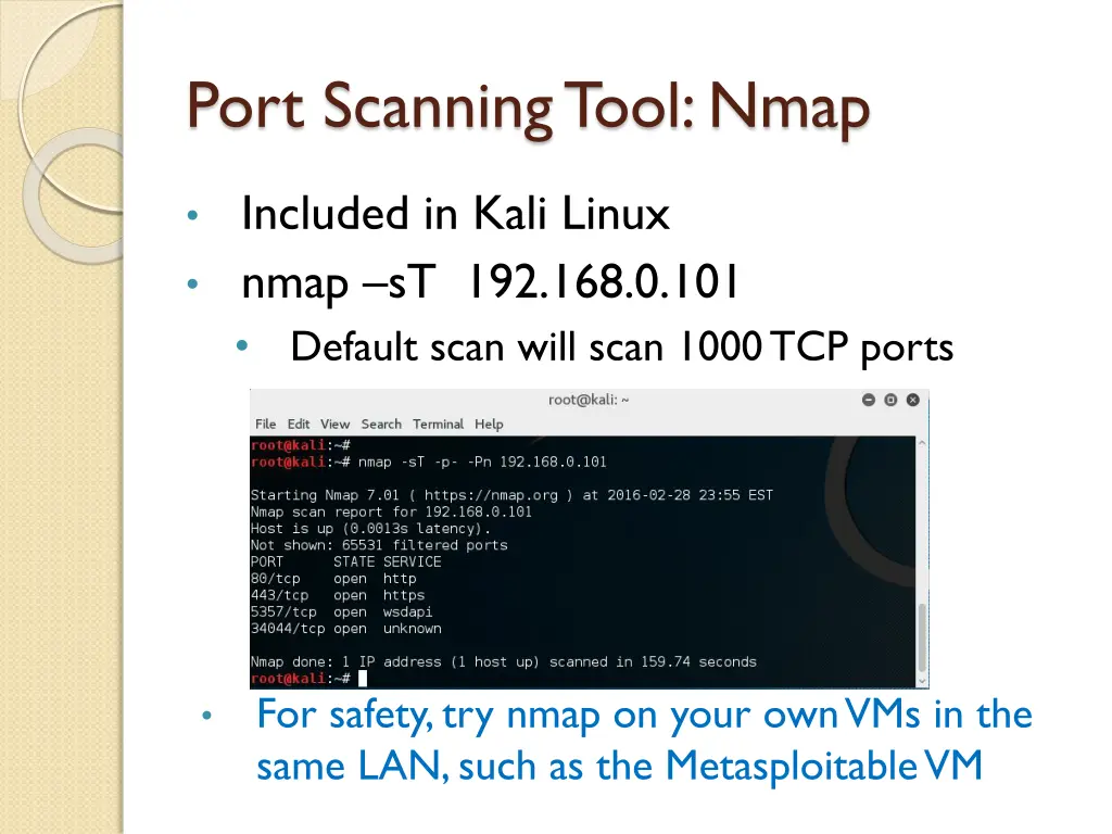 port scanning tool nmap