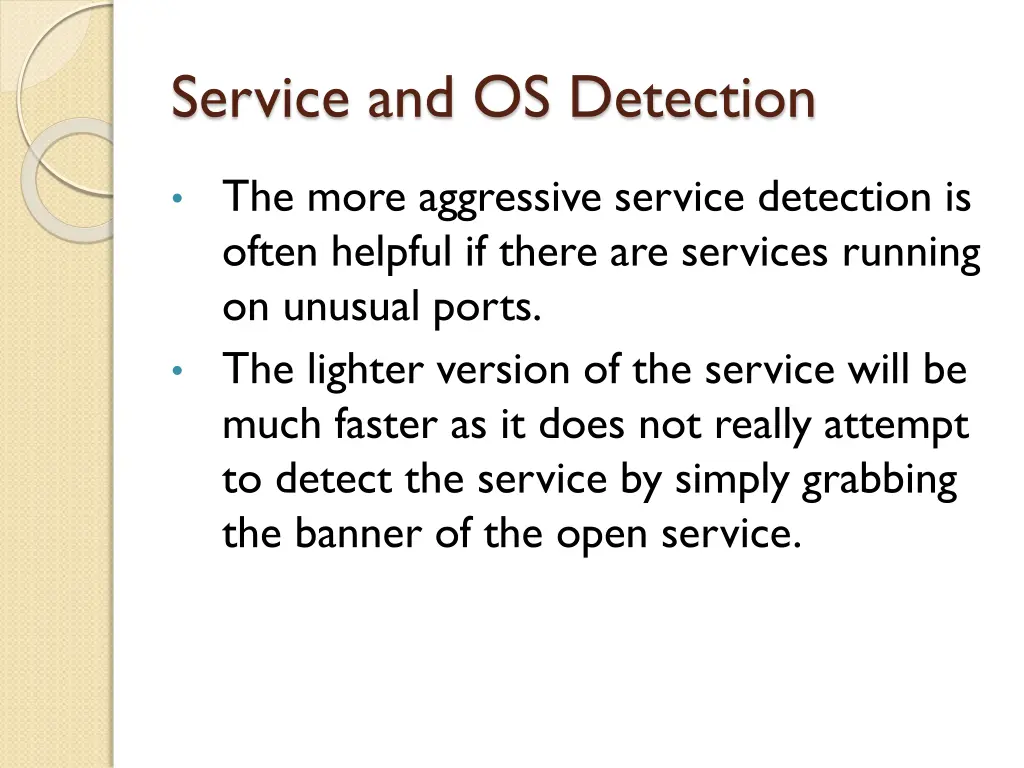 service and os detection 1