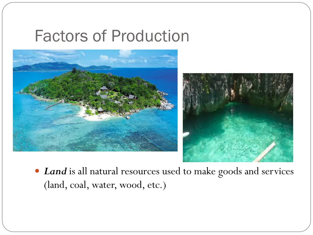 factors of production 1