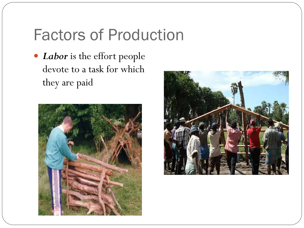 factors of production 2