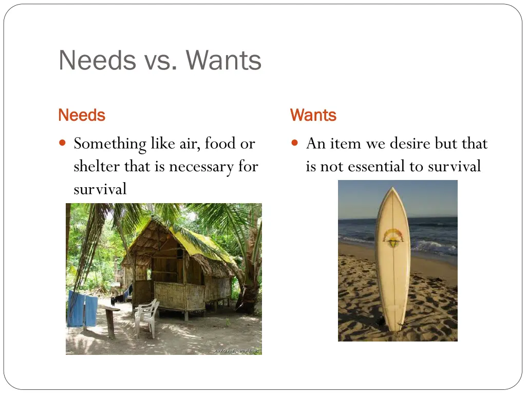 needs vs wants