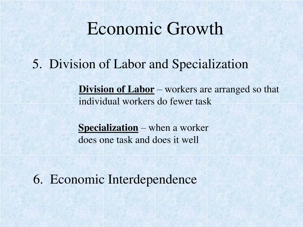 economic growth 4