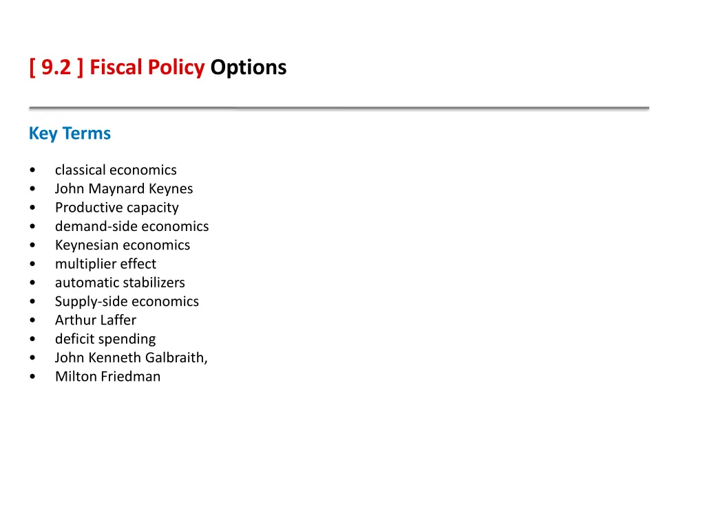 9 2 fiscal policy options 2