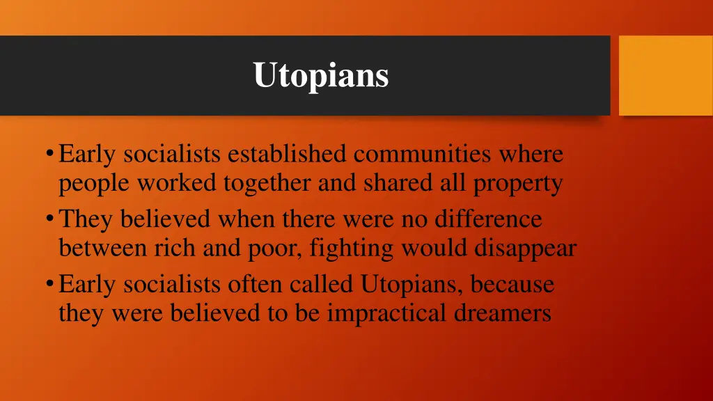 utopians