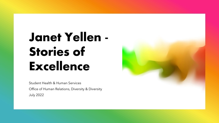 janet yellen stories of excellence