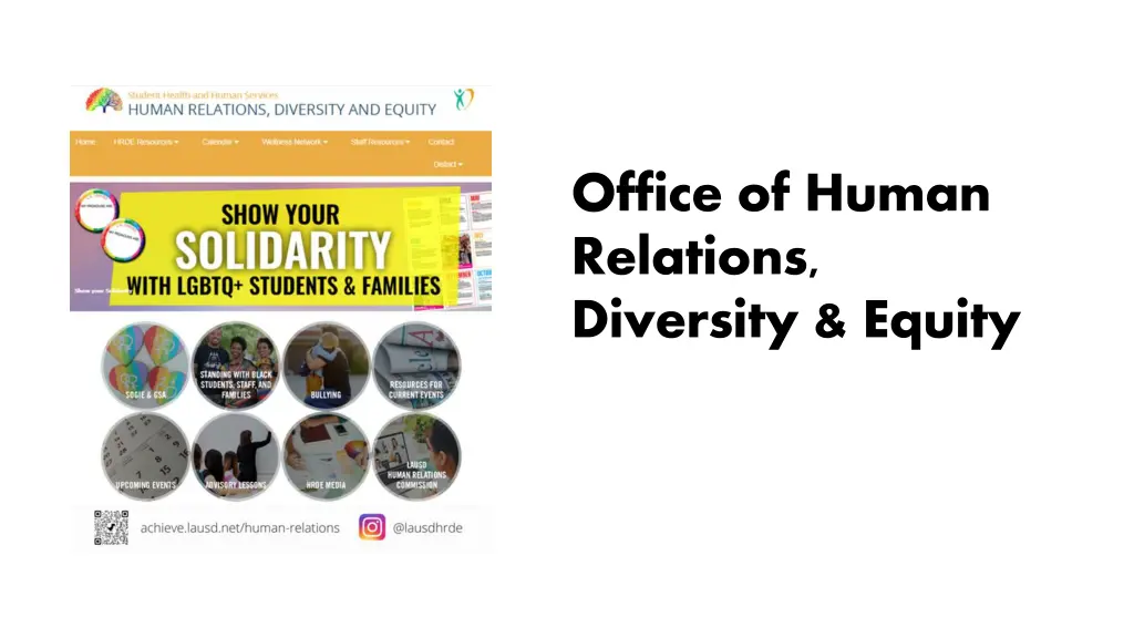 office of human relations diversity equity