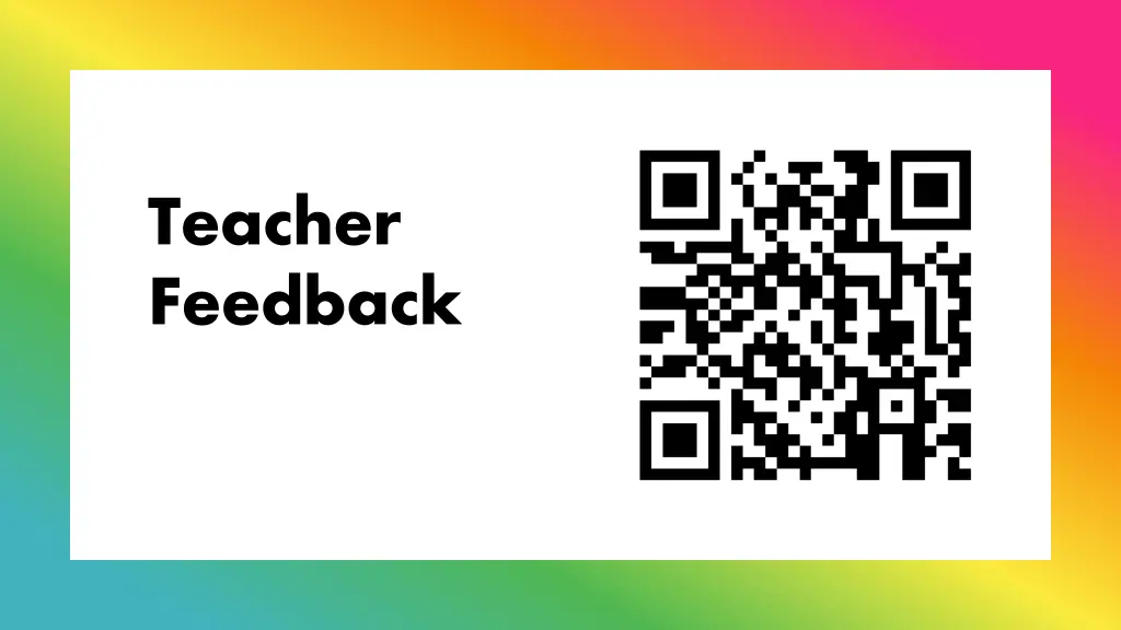 teacher feedback