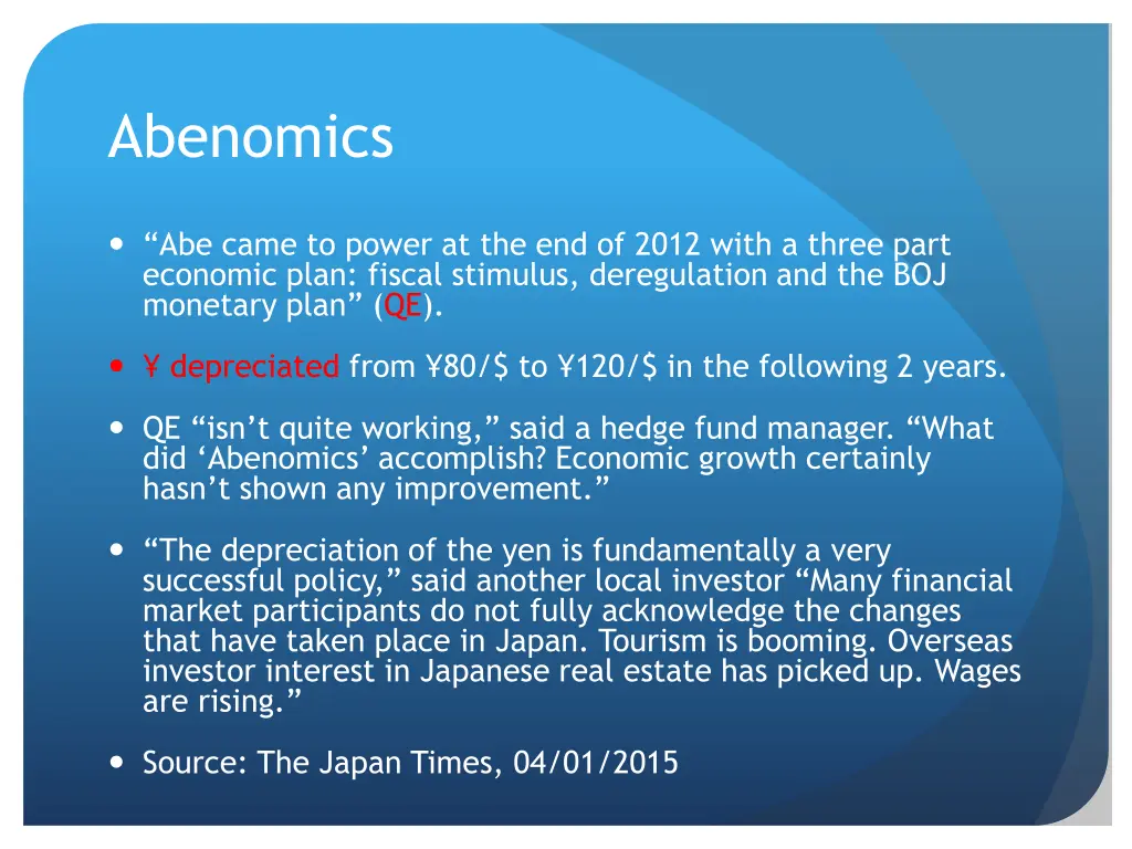 abenomics