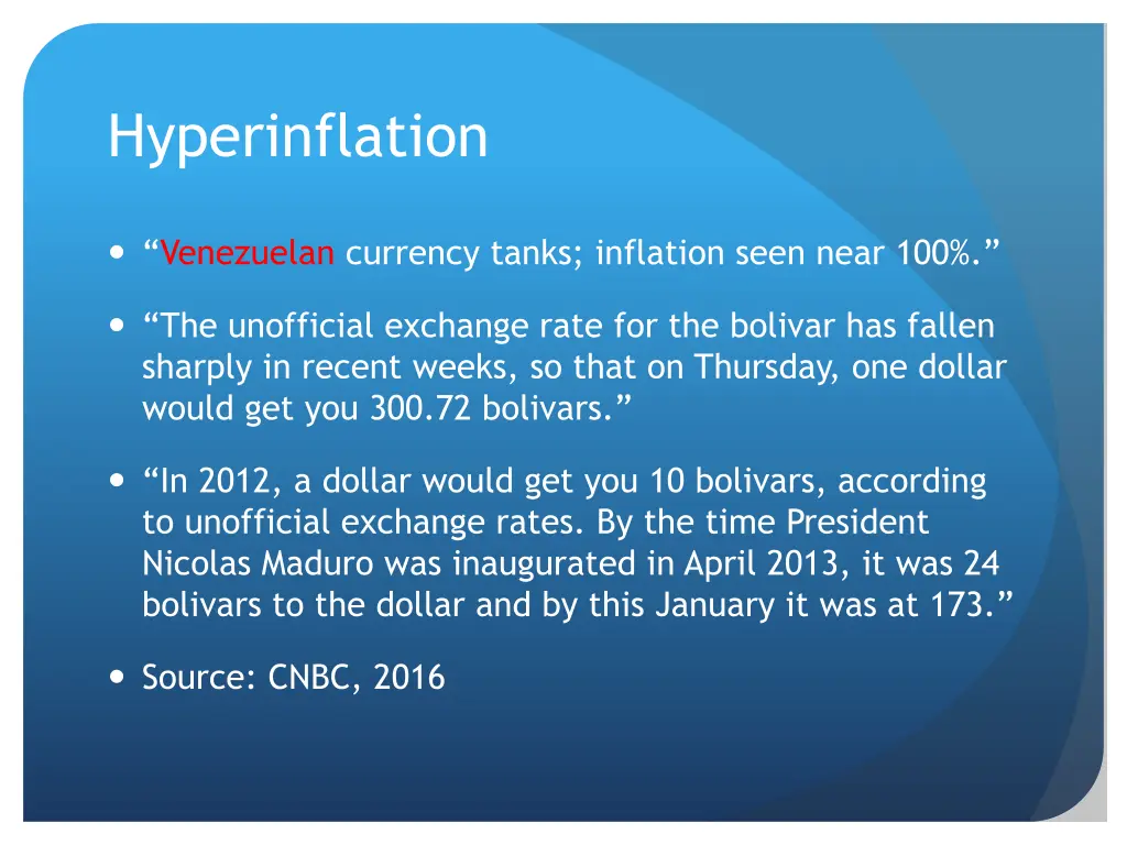 hyperinflation