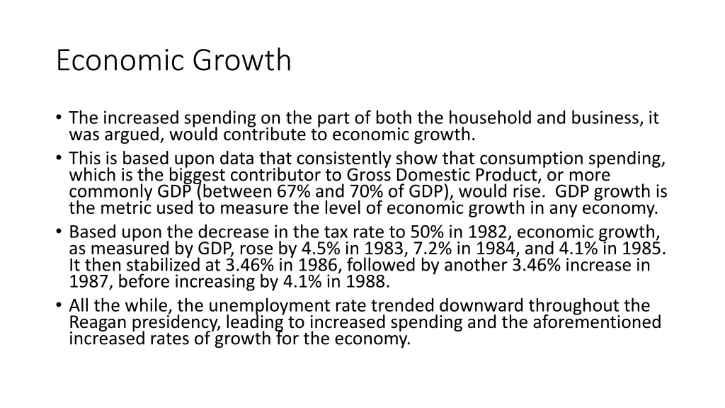 economic growth