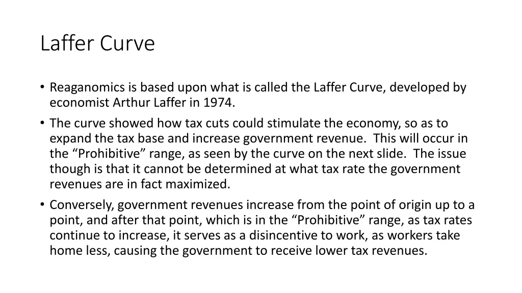 laffer curve