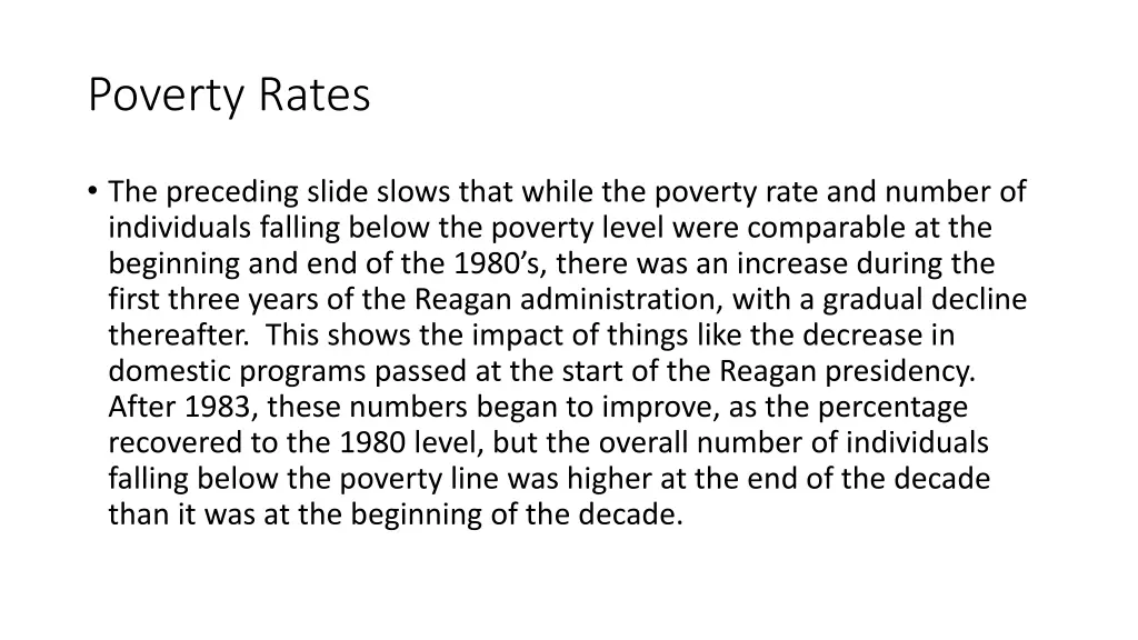 poverty rates