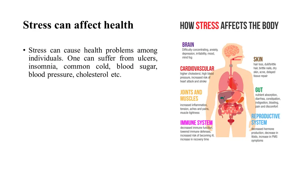 stress can affect health