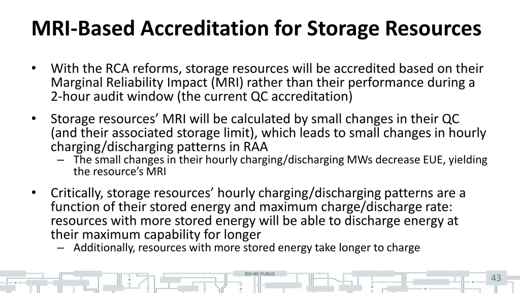 mri based accreditation for storage resources