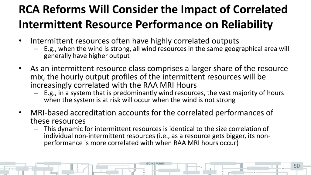 rca reforms will consider the impact