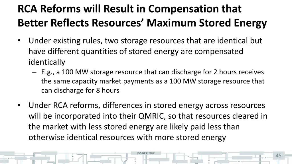 rca reforms will result in compensation that 1