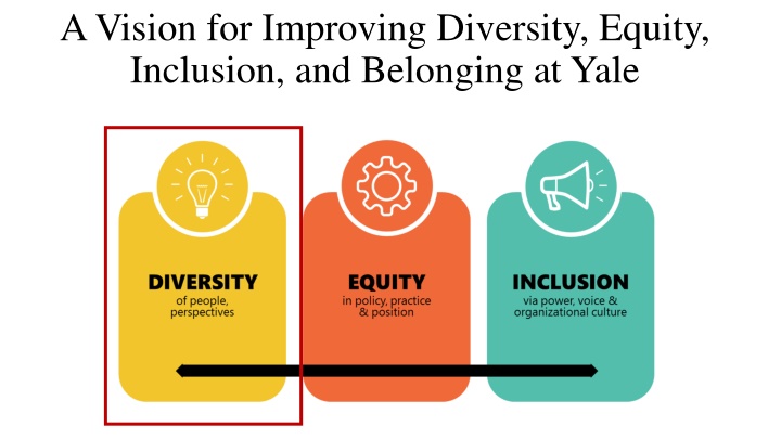 a vision for improving diversity equity inclusion