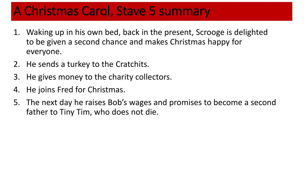 a christmas carol stave 5 summary a christmas