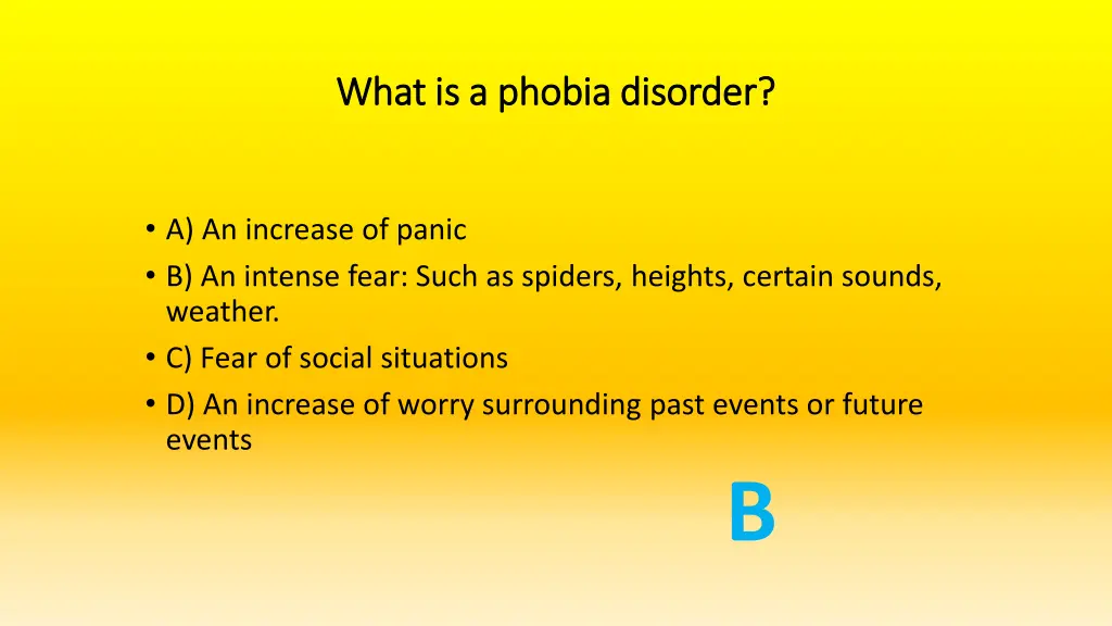 what is a phobia disorder what is a phobia