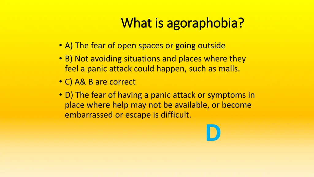 what is agoraphobia what is agoraphobia