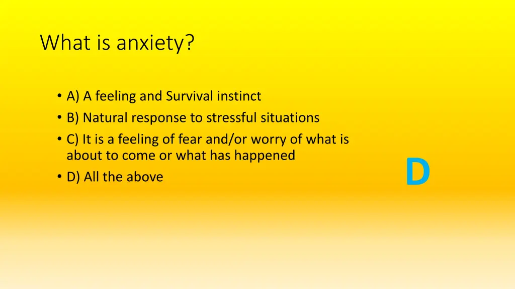 what is anxiety