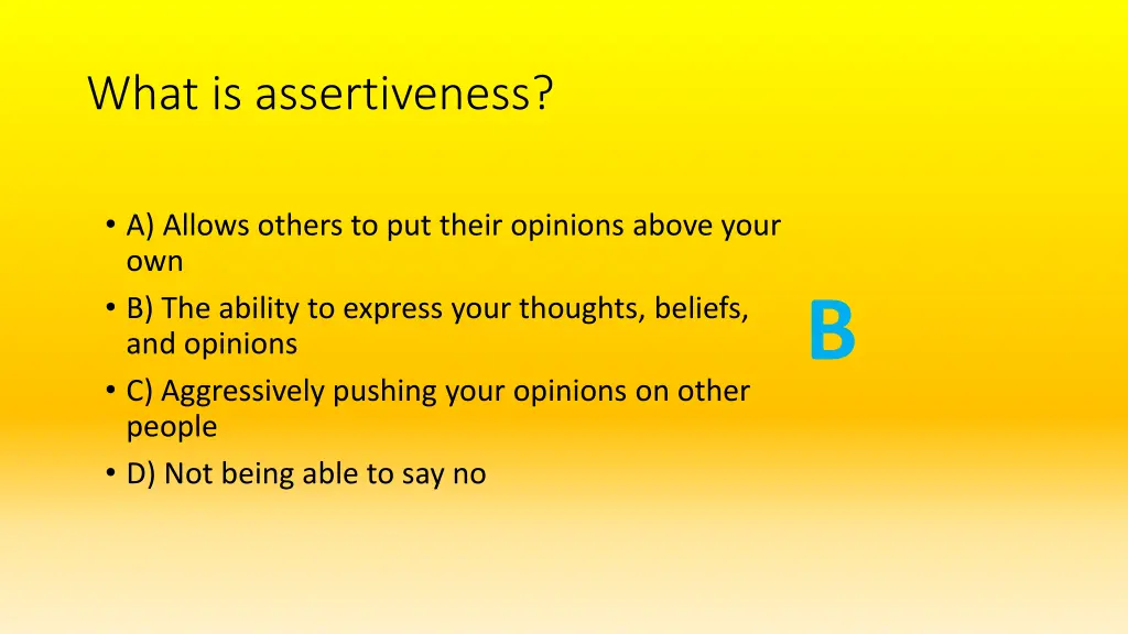 what is assertiveness