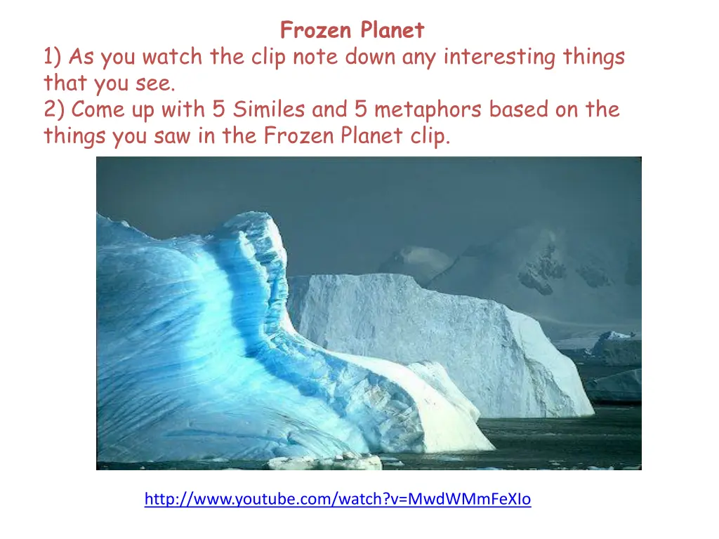 frozen planet