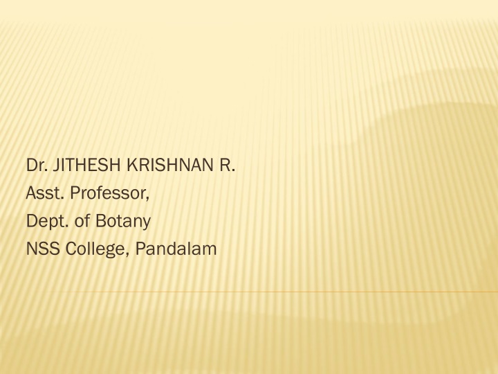 dr jithesh krishnan r asst professor dept