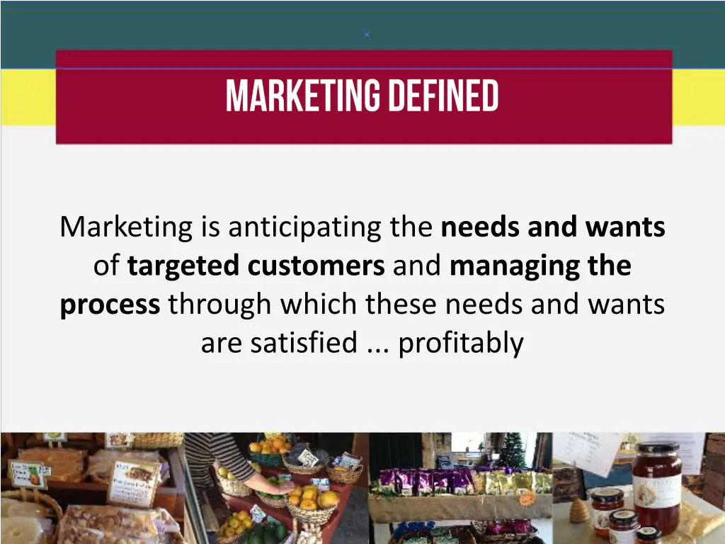 marketing is anticipating the needs and wants