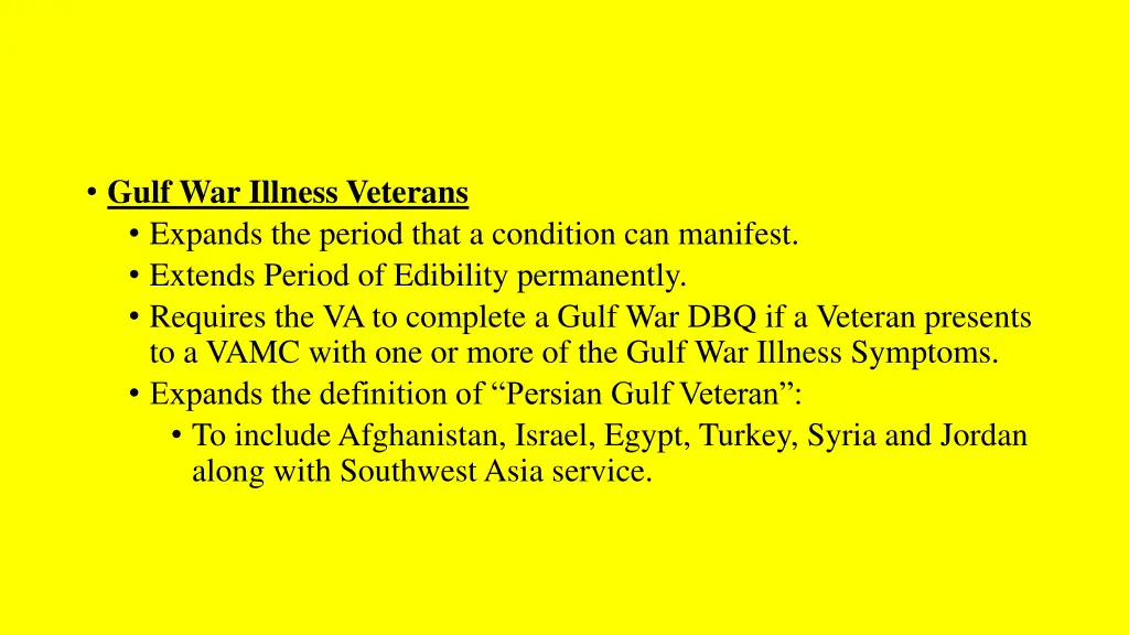 gulf war illness veterans expands the period that