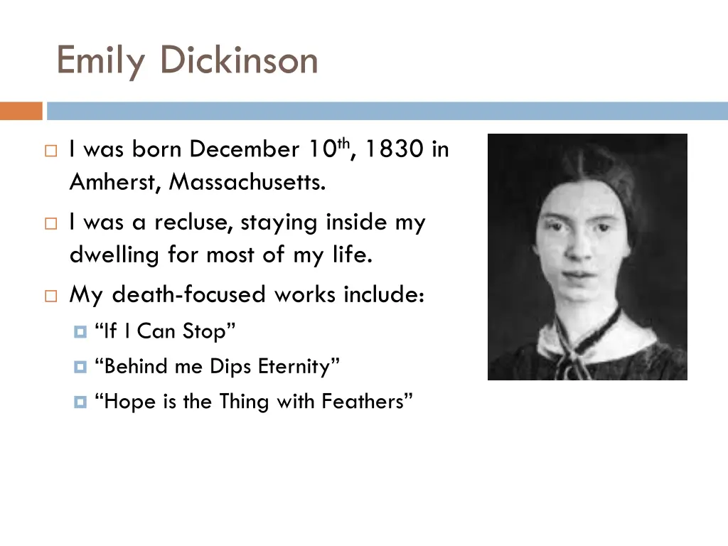 emily dickinson