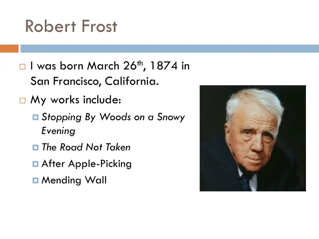 robert frost