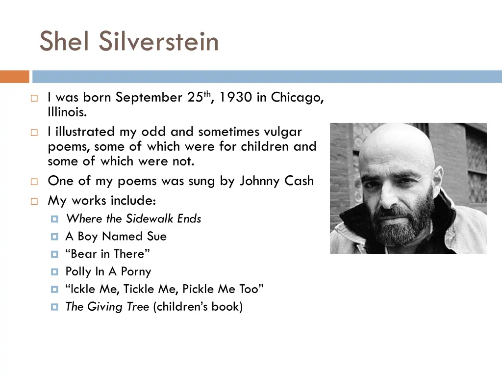 shel silverstein