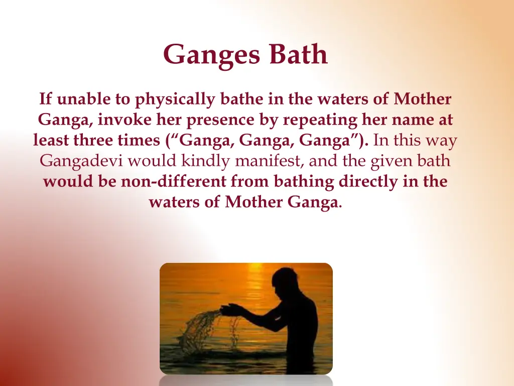 ganges bath