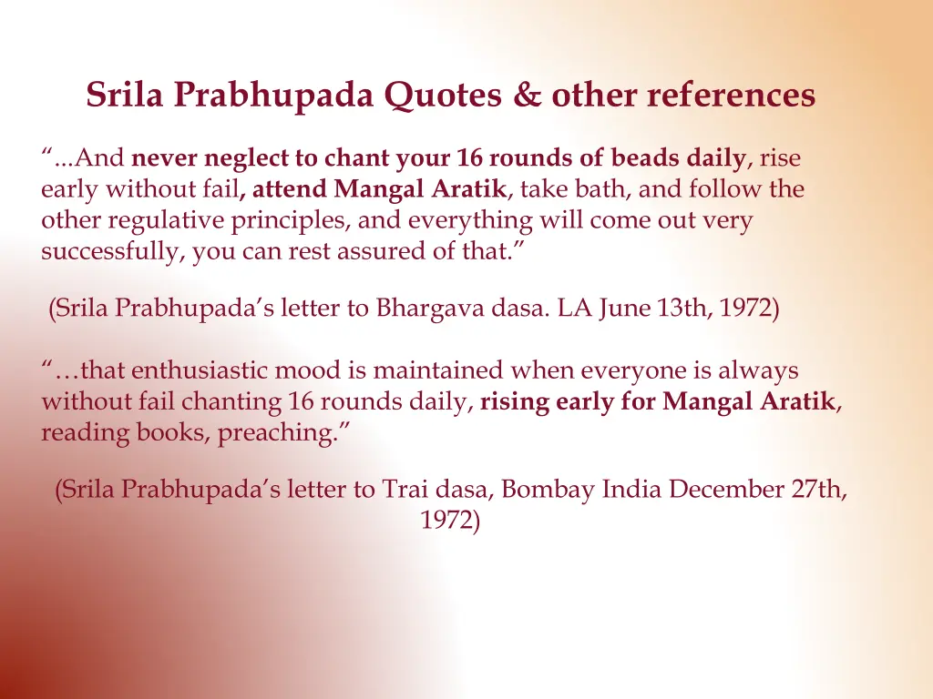 srila prabhupada quotes other references