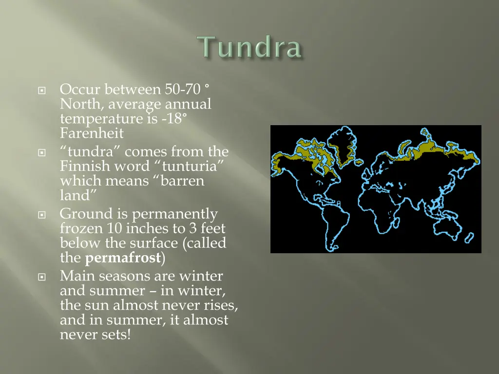 occur between 50 70 north average annual