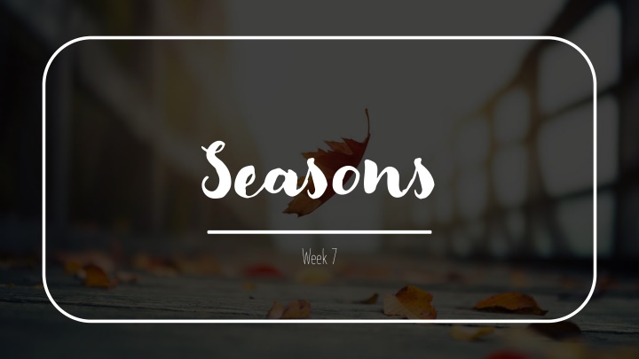 seasons