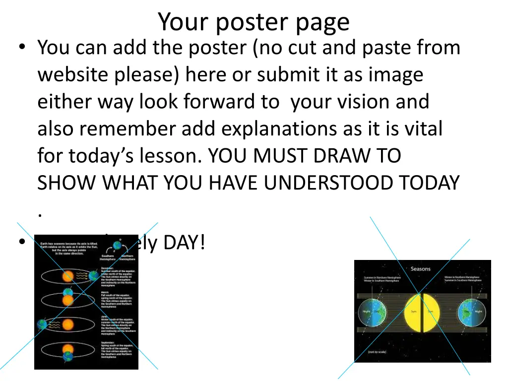 your poster page