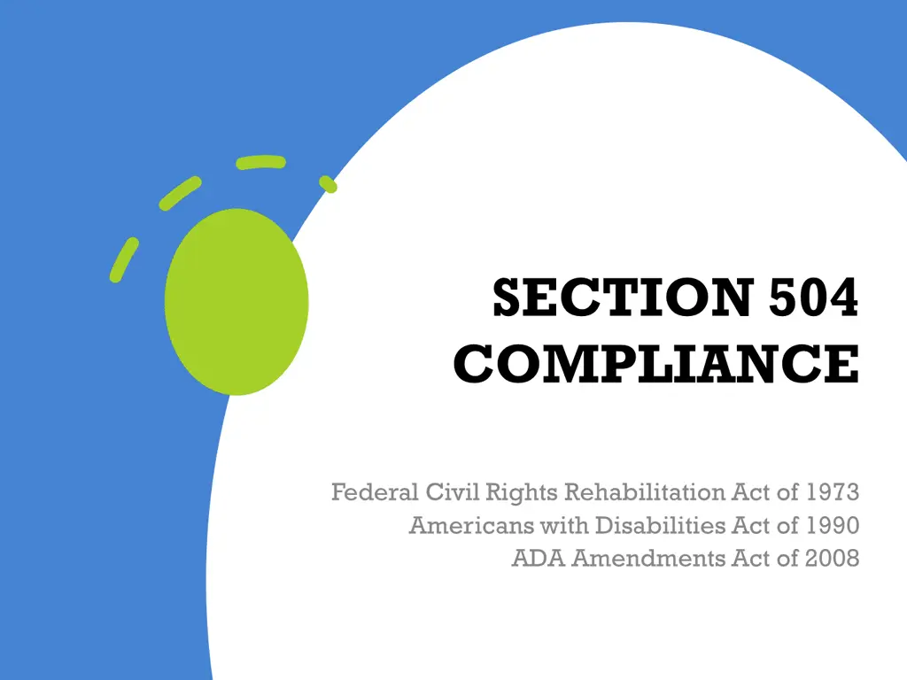 section 504 compliance