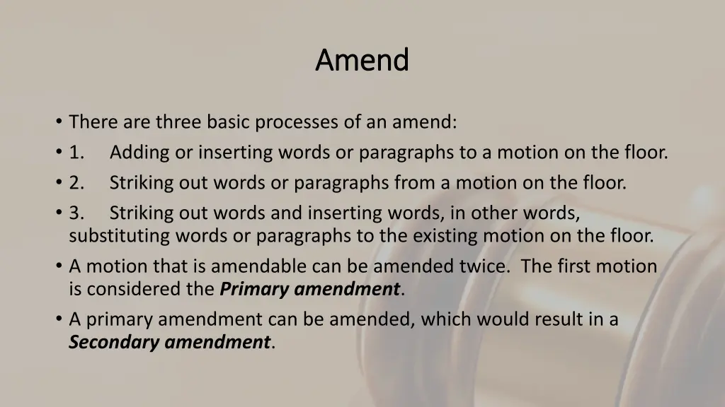 amend amend 1