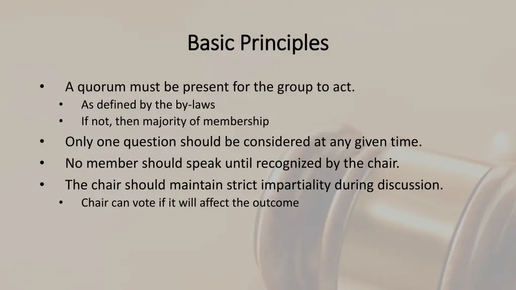 basic principles basic principles