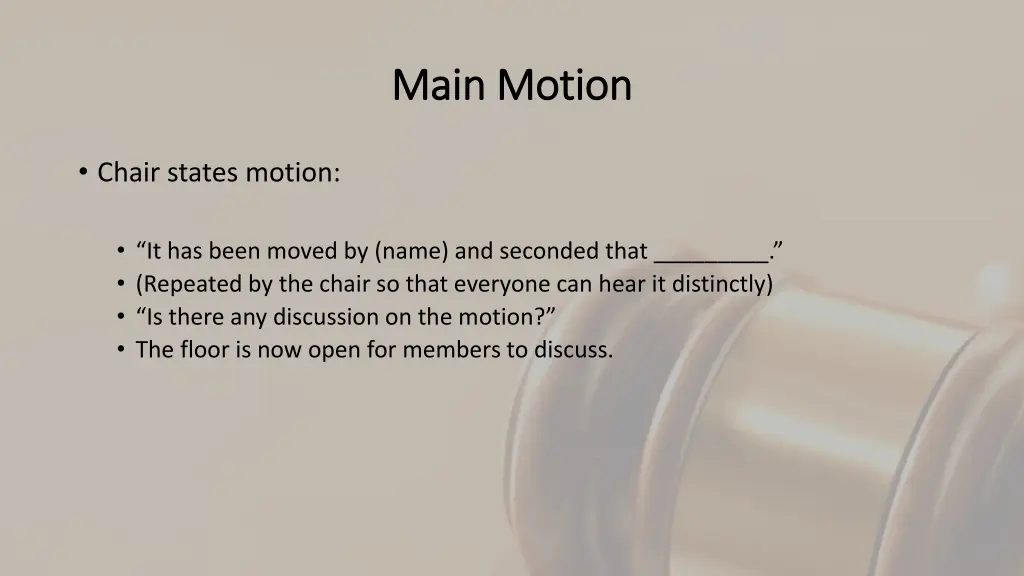 main motion main motion 2