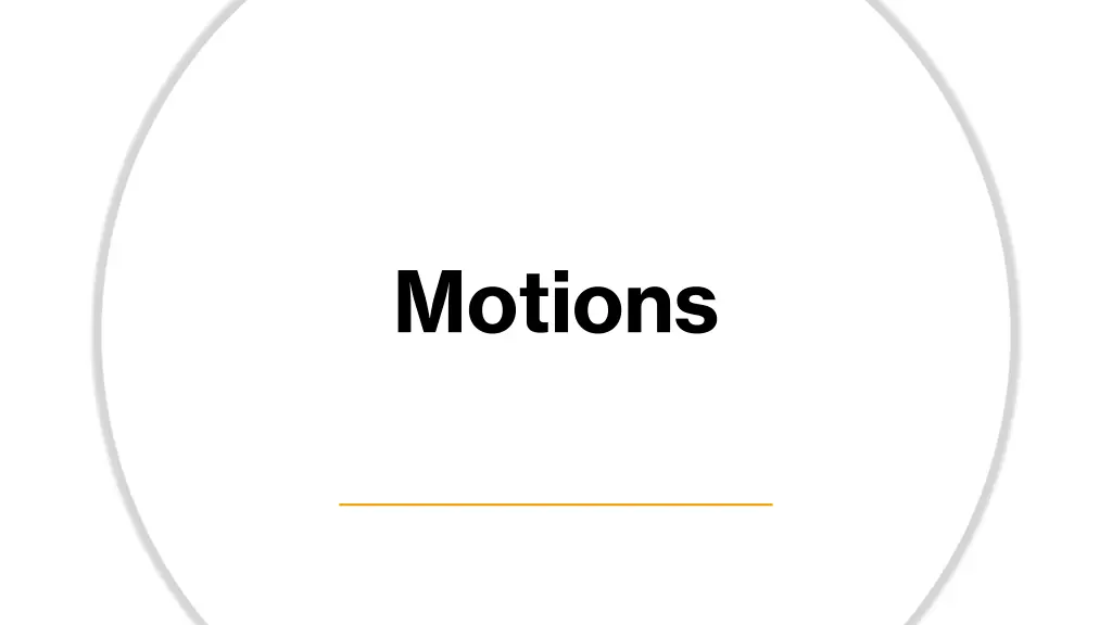 motions