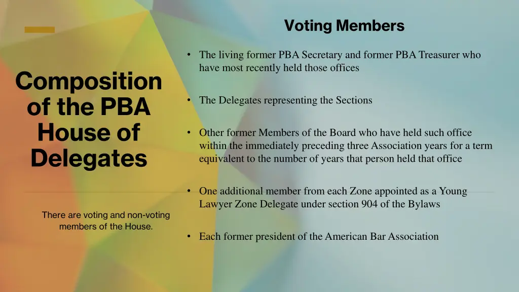 voting members 1