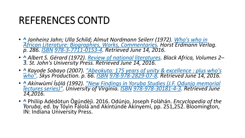 references contd references contd