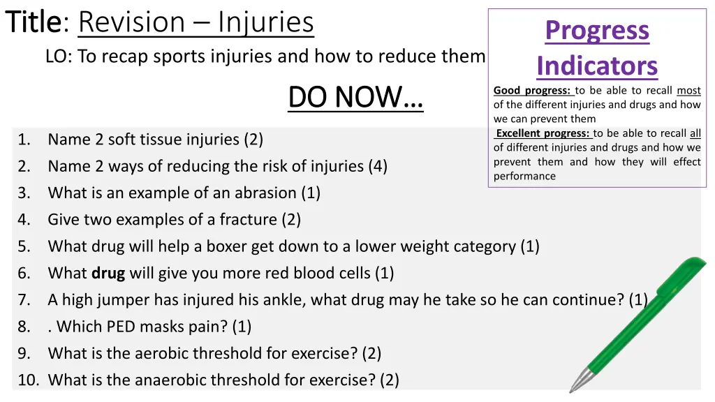 title title revision injuries lo to recap sports 1