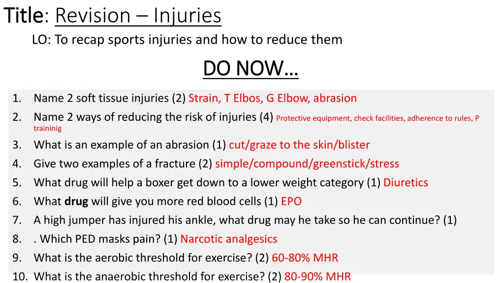 title title revision injuries lo to recap sports 2