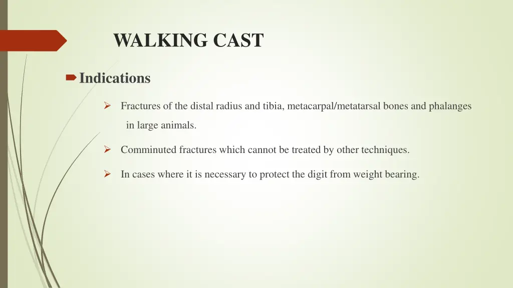 walking cast