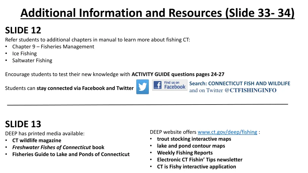 additional information and resources slide 33 34