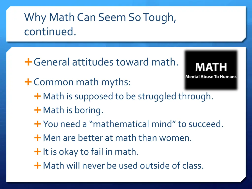 why math can seem so tough continued 3